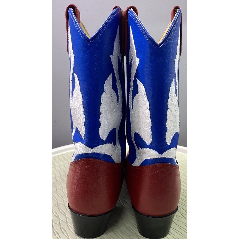 Masterson Women's Original Western Leather Cowgirl Boots Cowgirl 4th Of July 7.5 - Picture 6 of 13